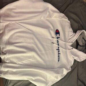 Champion Classic White Pullover Hoodie